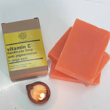 Vanity Wagon | Buy Pratha Vitamin C Cold Process Handmade Soap for Anti Pigmentation