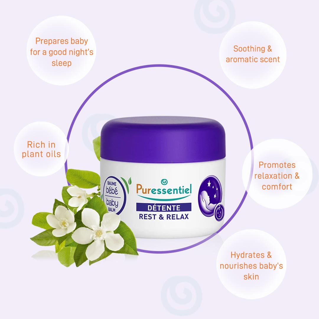 Vanity Wagon | Buy Puressentiel Baby Rest & Relax Soothing Massage Balm