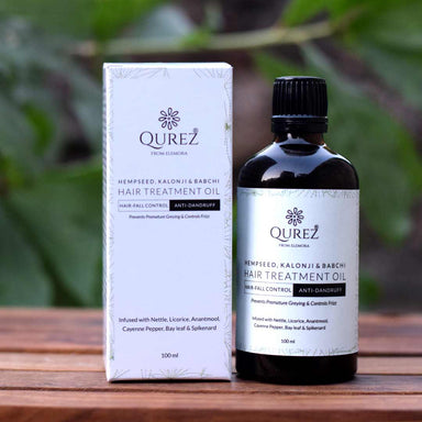Vanity Wagon | Buy Qurez Hair Treatment Oil with Hempseed, Kalonji & Babchi