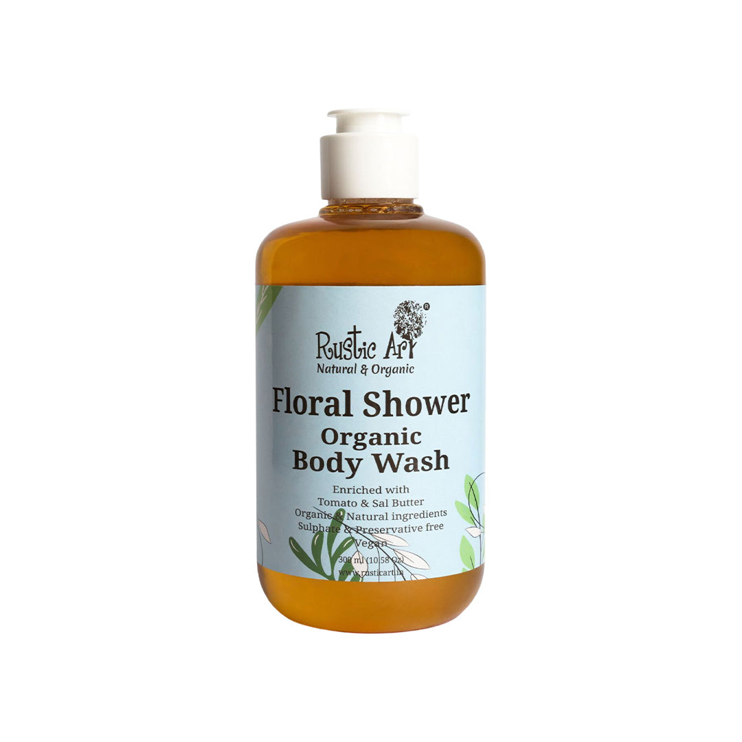 Vanity Wagon | Buy Rustic Art Organic Floral Shower Body Wash