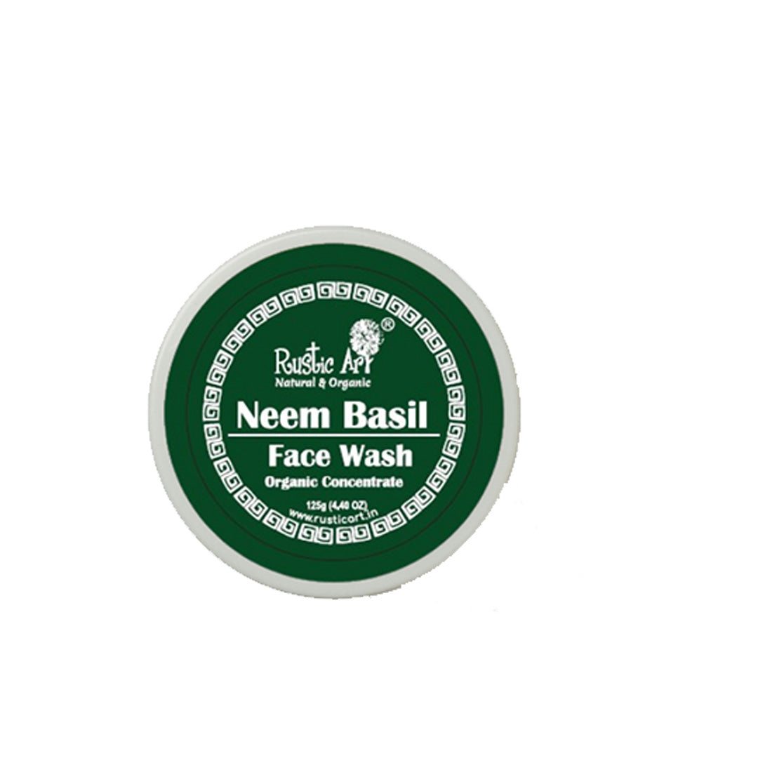 Vanity Wagon | Buy Rustic Art Organic Neem Basil Face Wash Concentrate