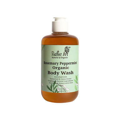 Vanity Wagon | Buy Rustic Art Organic Rosemary Peppermint Organic Body Wash