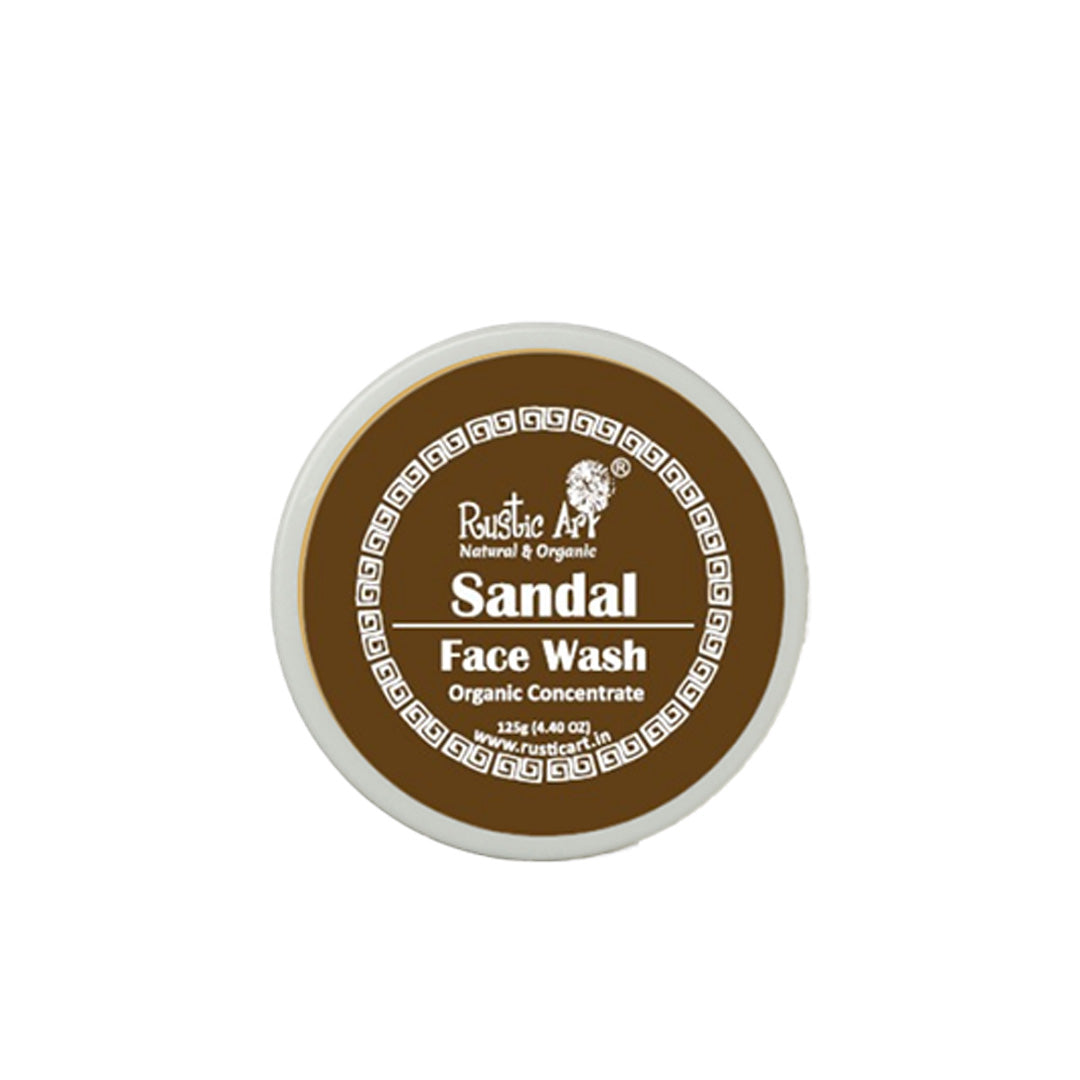 Vanity Wagon | Buy Rustic Art Organic Sandal Face Wash Concentrate