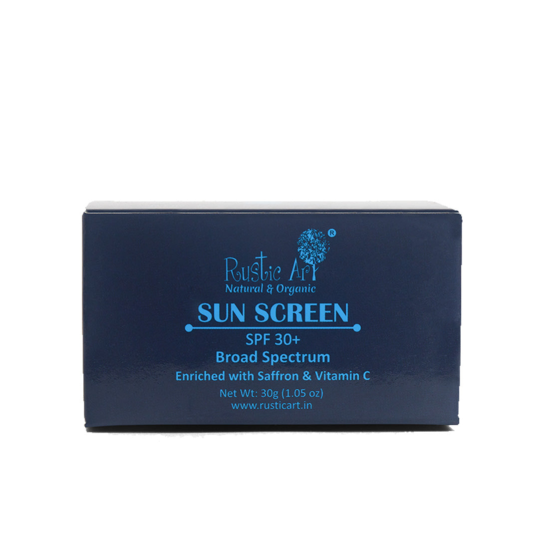 Vanity Wagon | Buy Rustic Art Sunscreen SPF30+ with Saffron & Vitamin C
