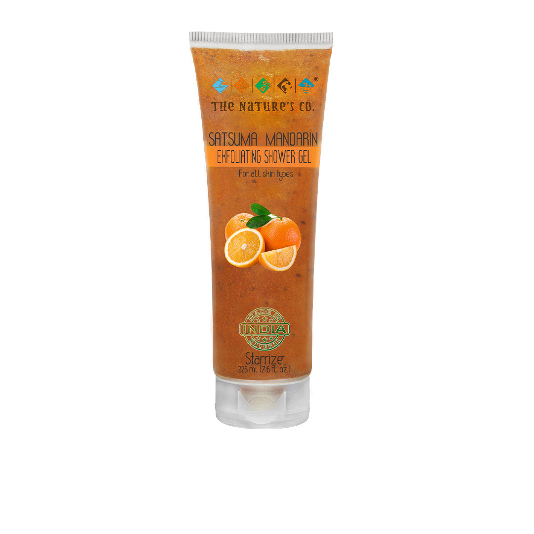 Vanity Wagon | Buy The Nature’s Co. Starrize, Satsuma Mandarin Exfoliating Shower Gel for All Skin Types