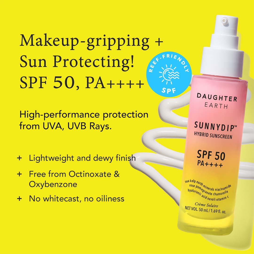 Vanity Wagon | Buy Daughter Earth Sunnydip - Hybrid Sunscreen SPF 50 PA++++