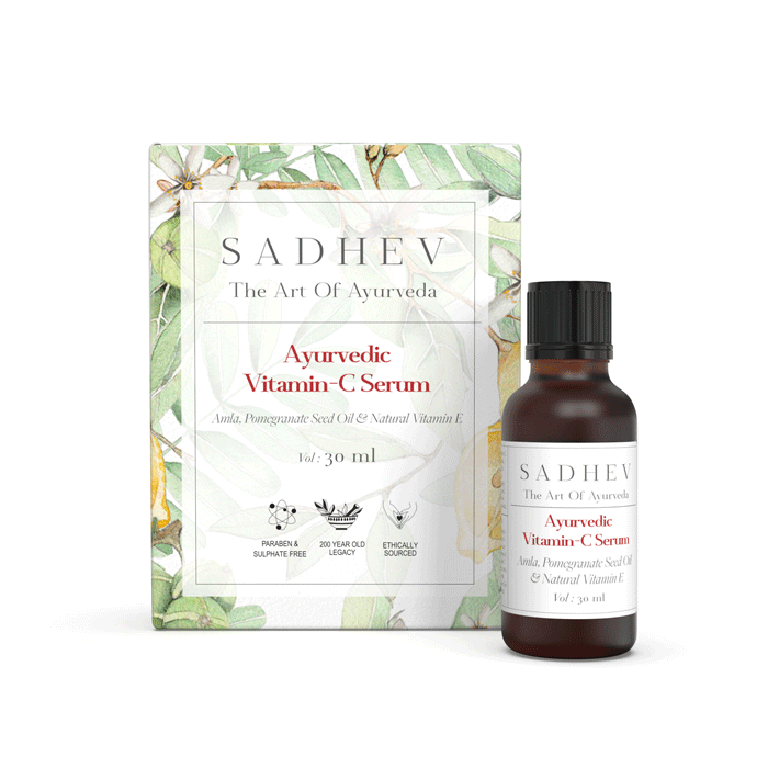 Vanity Wagon | Buy Sadhev Ayurvedic Vitamin C Serum with Amla & Pomegranate Seed Oil