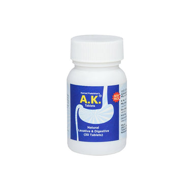 Sandook A K Tablets, Natural Laxative & Digestive, 30 Tablets