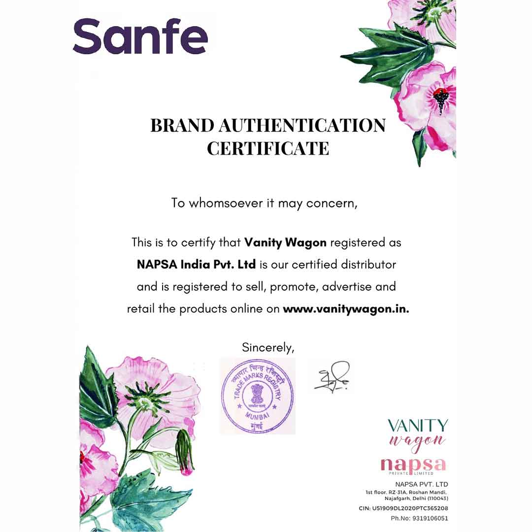 Vanity Wagon | Buy Sanfe Cotton Panty Liners for Women, Pack Of 3