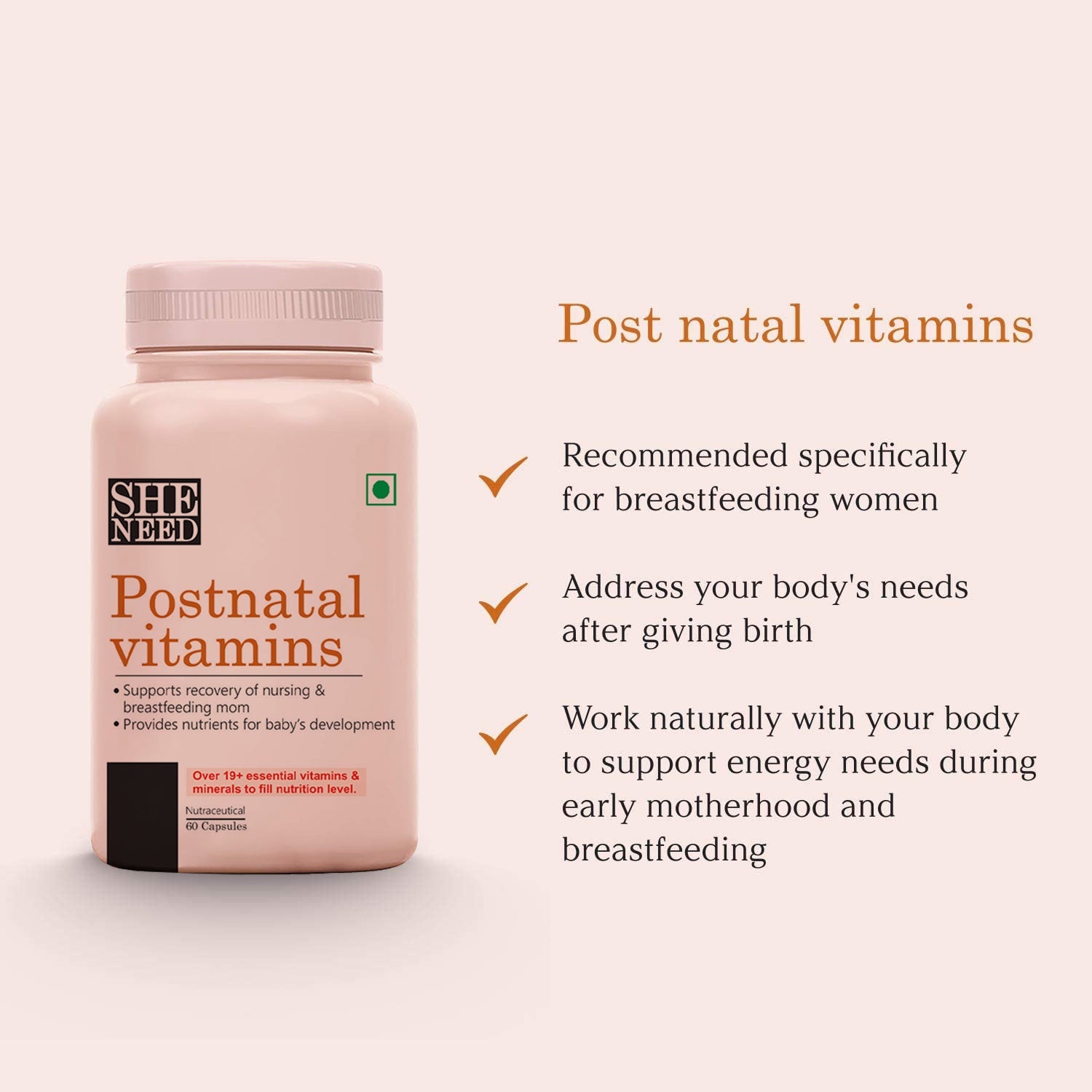Vanity Wagon | Buy SheNeed Prenatal & Postnatal Vitamins