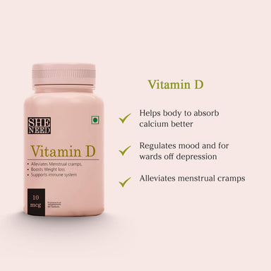 Vanity Wagon | Buy SheNeed Vitamin D Supplement