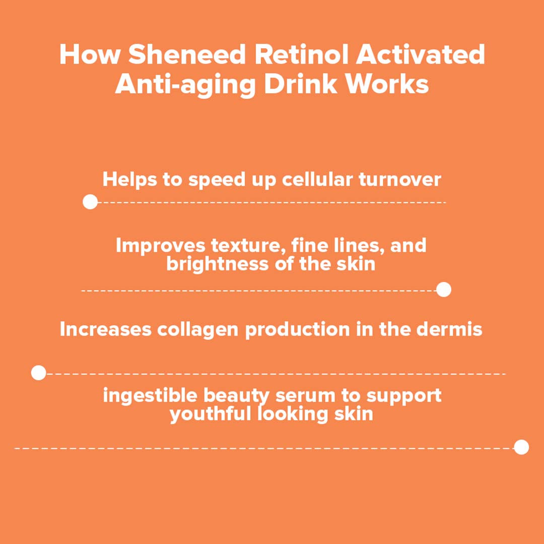 Vanity Wagon | Buy SheNeed Retinol Anti-Aging Drink with Vitamin C & Vitamin A