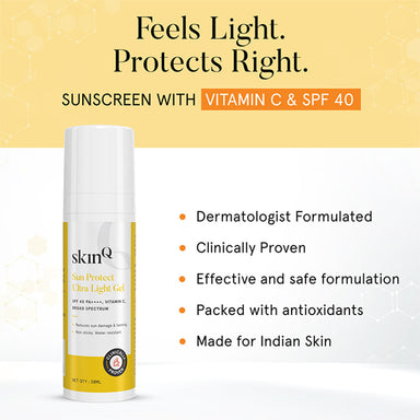 Vanity Wagon | Buy SkinQ Sun Protect Ultra Light Gel SPF 40 PA++++