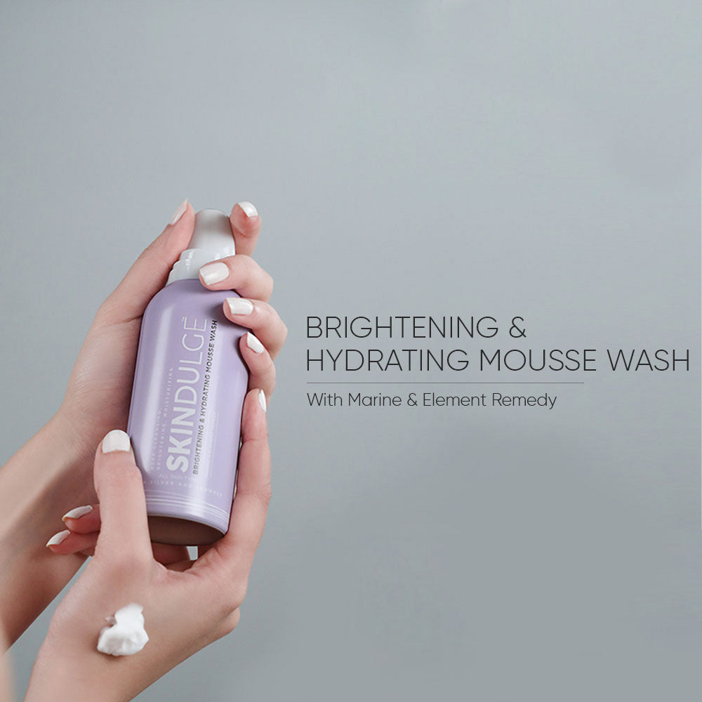 Skindulge Brightening & Hydrating Mousse Wash with Silver & Seaweed