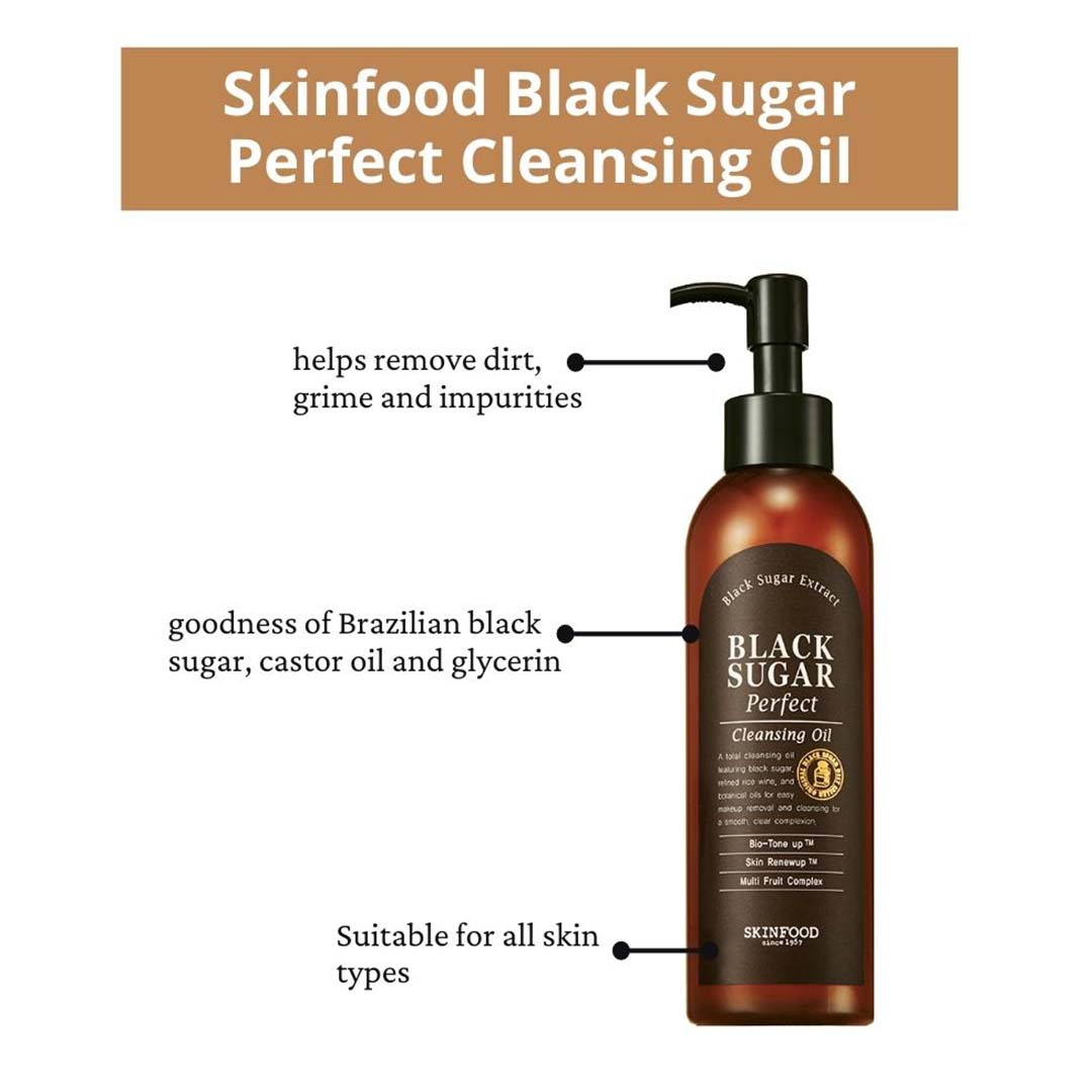 Vanity Wagon | Buy Skinfood Black Sugar Perfect Cleansing Oil