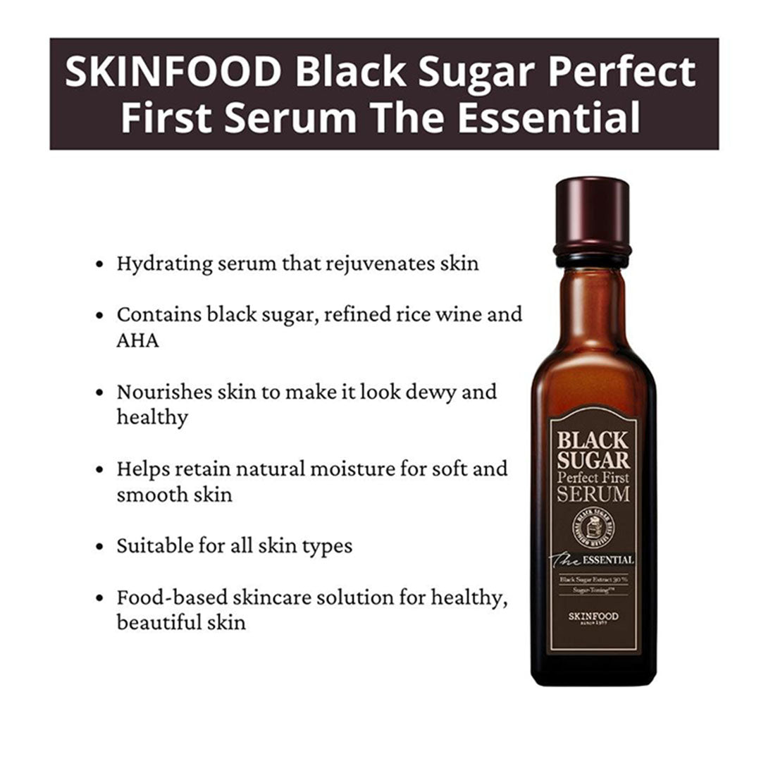 Vanity Wagon | Buy Skinfood Black Sugar Perfect First Serum The Essential