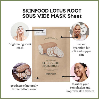 Vanity Wagon | Buy Skinfood Lotus Root Sous Vide Mask Sheet