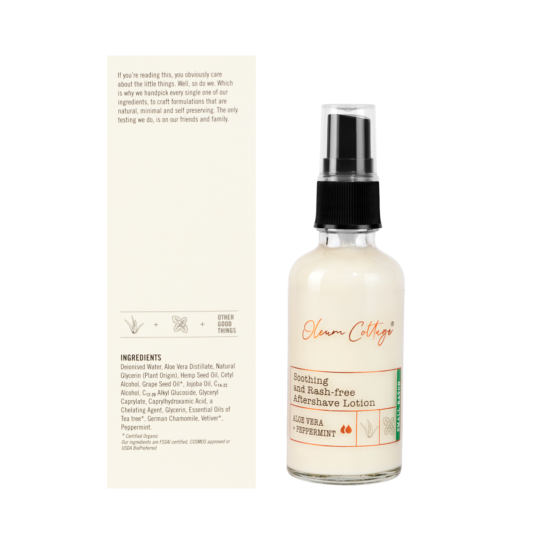 Vanity Wagon | Buy Oleum Cottage Soothing and Rash-free Aftershave Lotion
