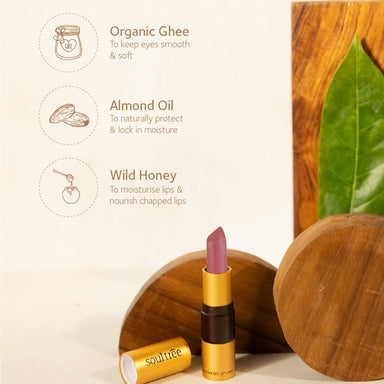 Vanity Wagon | Buy SoulTree Ayurvedic Lipstick, Wild Honey 811