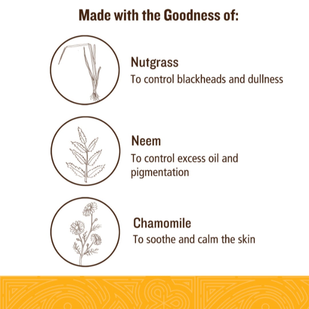 Vanity Wagon | Buy SoulTree Nutgrass Face Wash with Neem & Soothing Chamomile