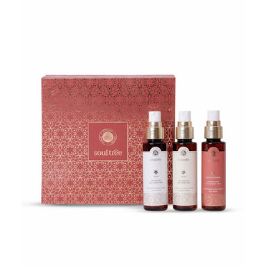 Vanity Wagon | Buy Soultree Pushp Vanam Floral Essentials Face & Body Mist Collection Gift Box