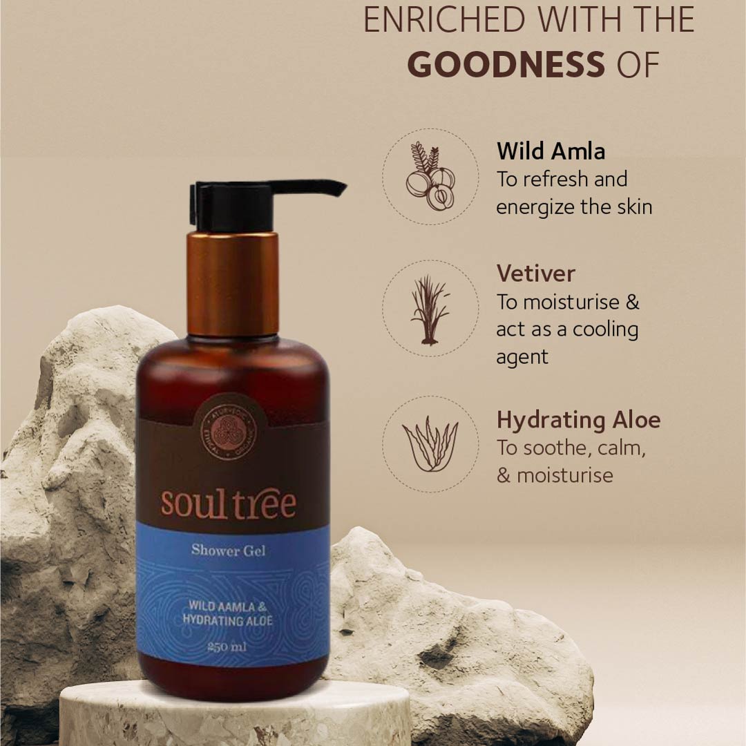 Vanity Wagon | Buy SoulTree Shower Gel with Wild Aamla & Hydrating Aloe