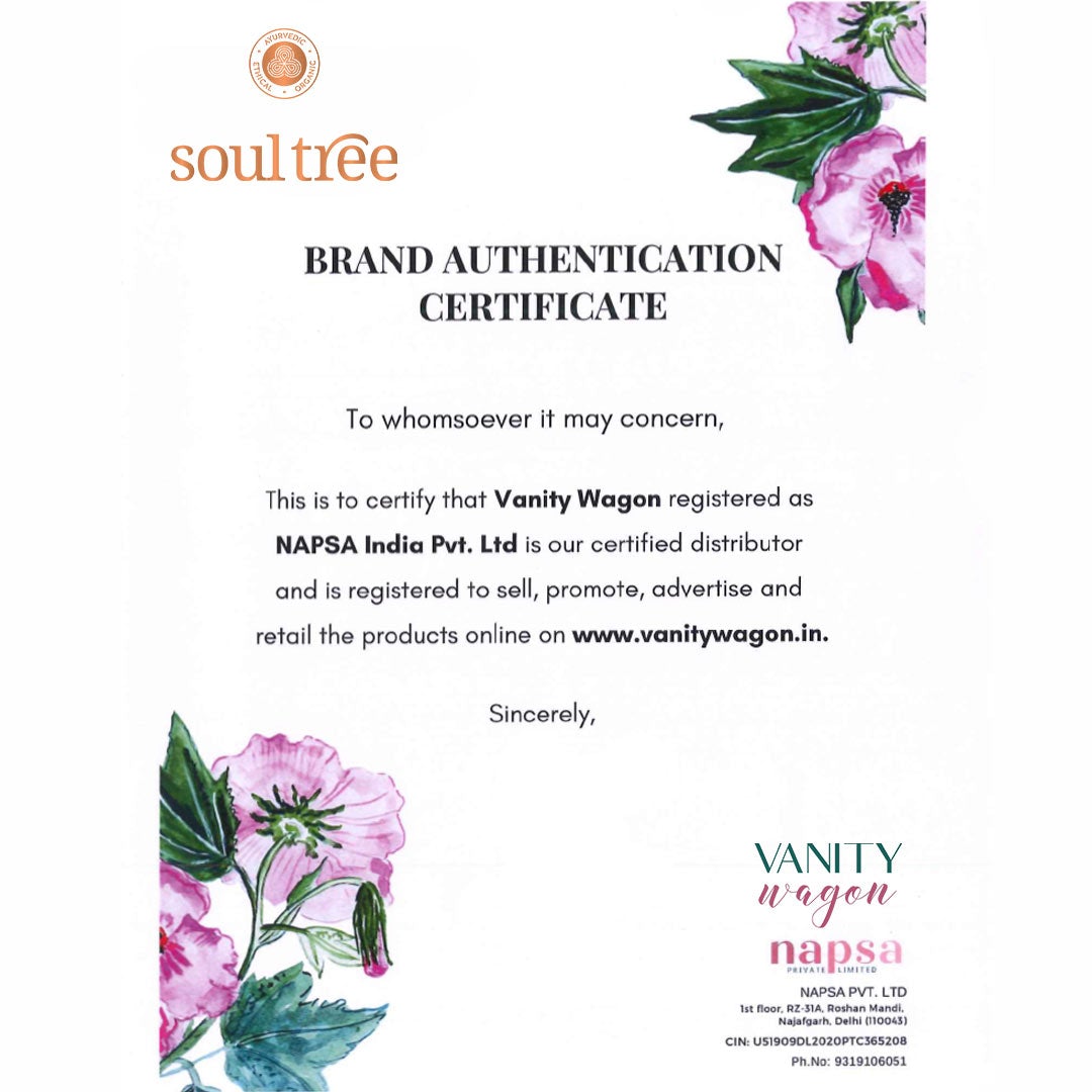 Vanity Wagon | Buy SoulTree Ayurvedic Radiance Face Pack with Pink Lotus, Saffron & Turmeric