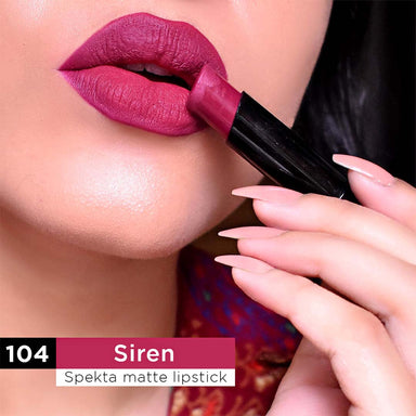 Vanity Wagon | Buy Spekta True Matte Lipstick- 104 Siren Reddish-plum