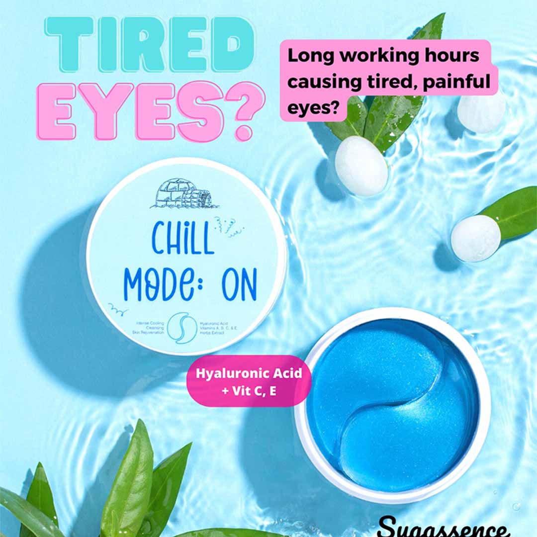 Vanity Wagon | Buy Sugassence Chill Mode: On Eye Gel Patches for Dark Circles, Puffiness & Eye Bags