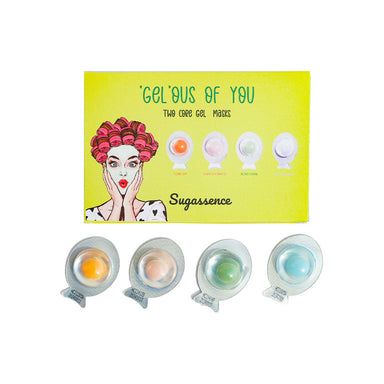 Vanity Wagon | Buy Sugassence ‘Gel’Ous Of You, Two Core Gel Masks with Salicylic Acid, Hyaluronic Acid, Vitamin C & Aloe Vera