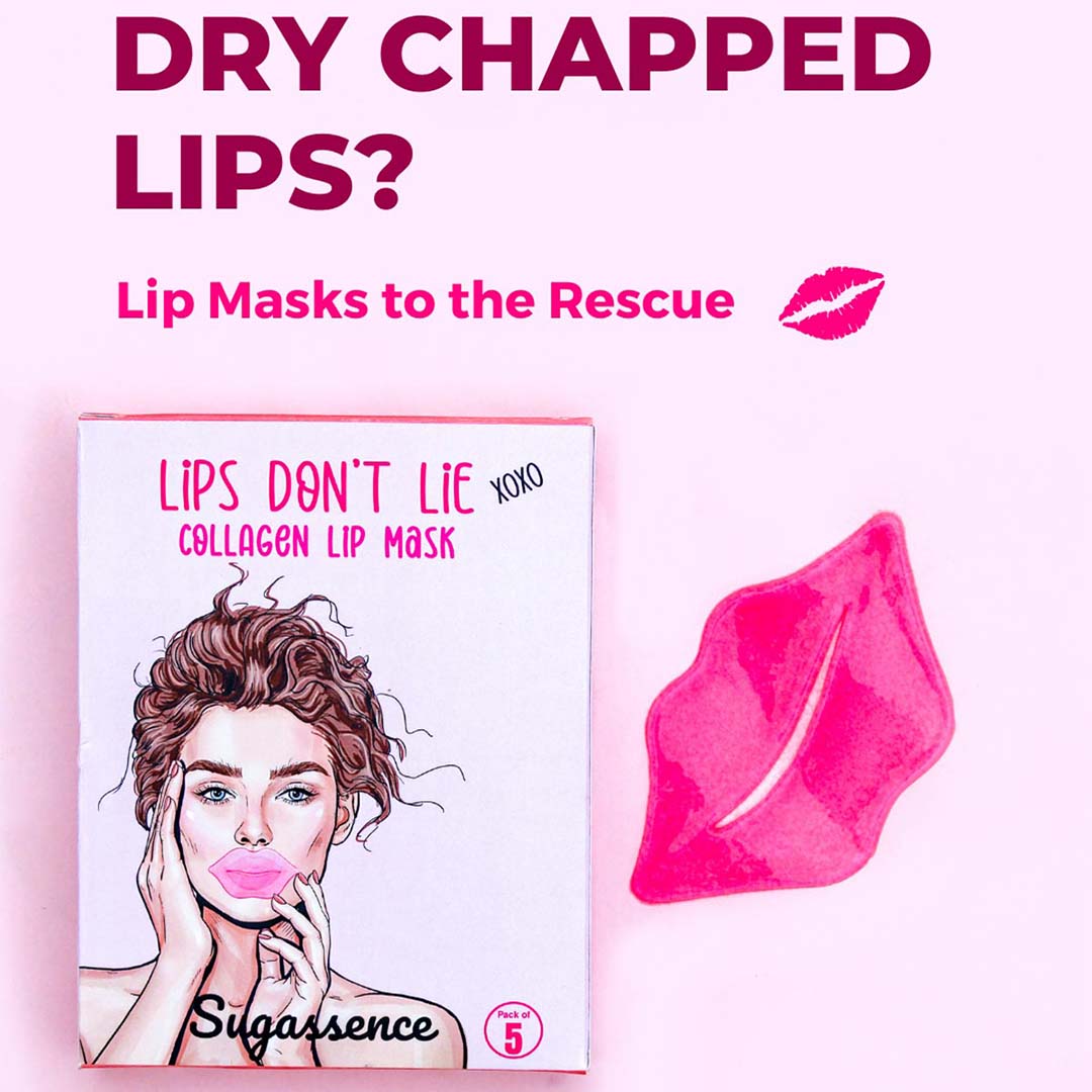 Vanity Wagon | Buy Sugassence Lips Don’t Lie, Collagen Lip Mask for Dark & Pigmented Lips