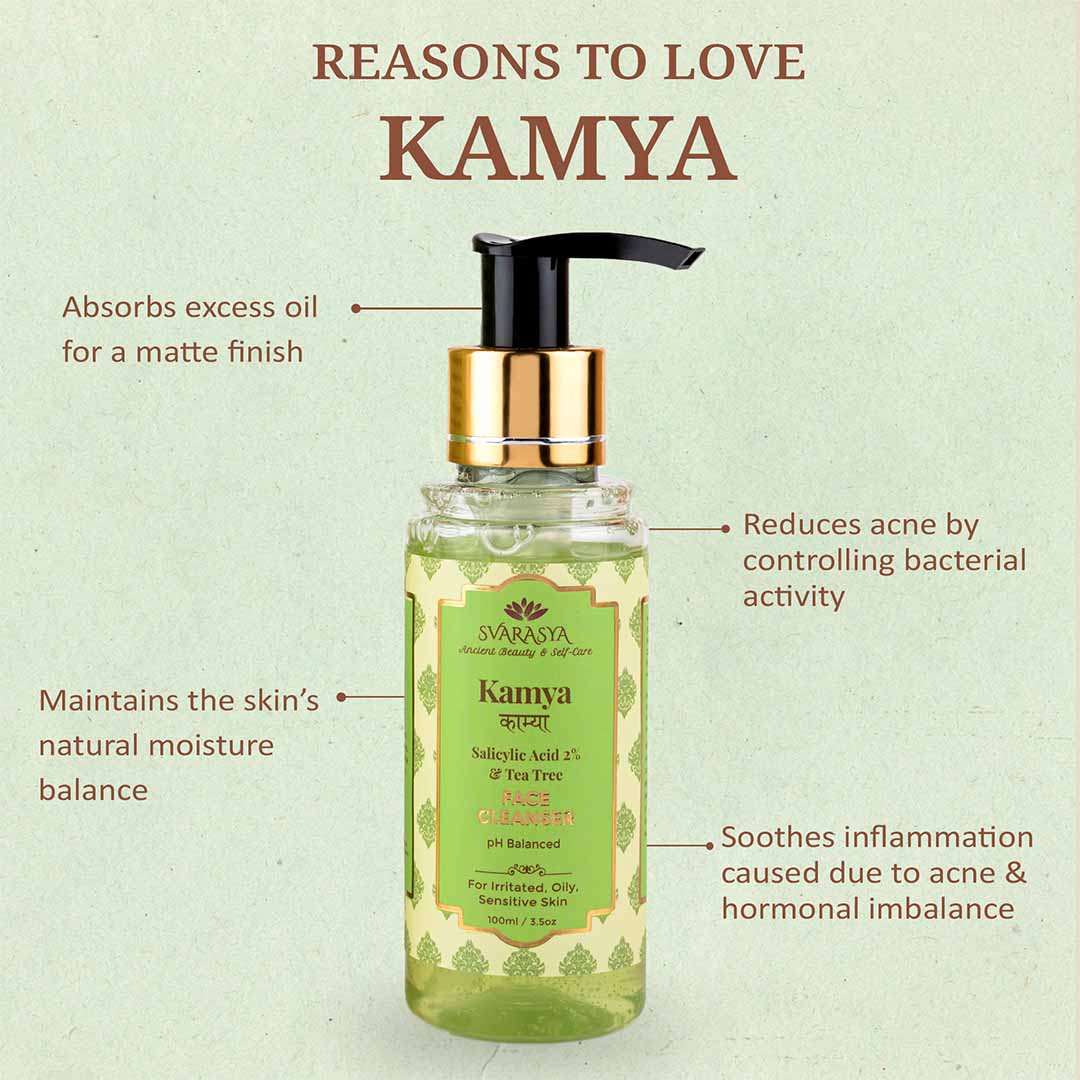 Vanity Wagon | Buy Svarasya Kamya Salicylic Acid & Tea-Tree Natural Face Wash