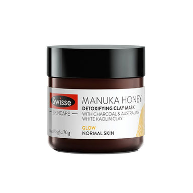 Vanity Wagon | Shop Swisse Manuka Honey Detoxifying Clay Mask with Charcoal & Kaolin Clay