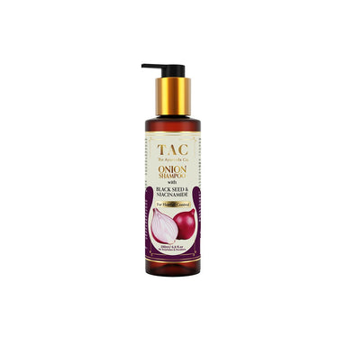 Vanity Wagon | Buy TAC - The Ayurveda Co. Onion Shampoo with Black Seed & Niacinamide for Hairfall Control