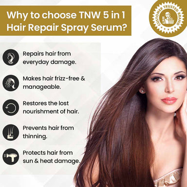Vanity Wagon | Buy TNW-The Natural Wash 5 In 1 Hair Repair Spray Serum with Wheat Germ, Avocado & Grapeseed Oil