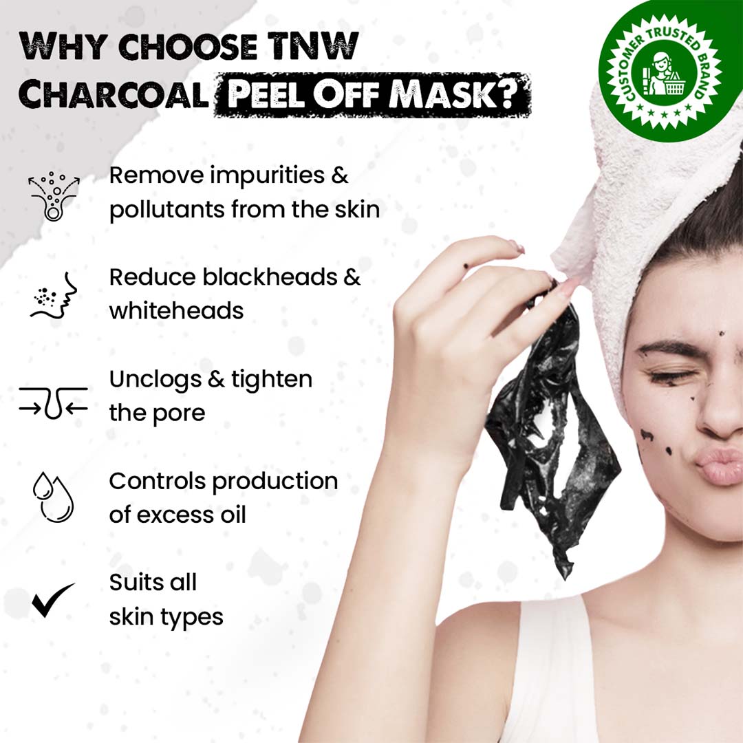 Vanity Wagon | Buy TNW-The Natural Wash Charcoal Peel Off Mask with Liquorice