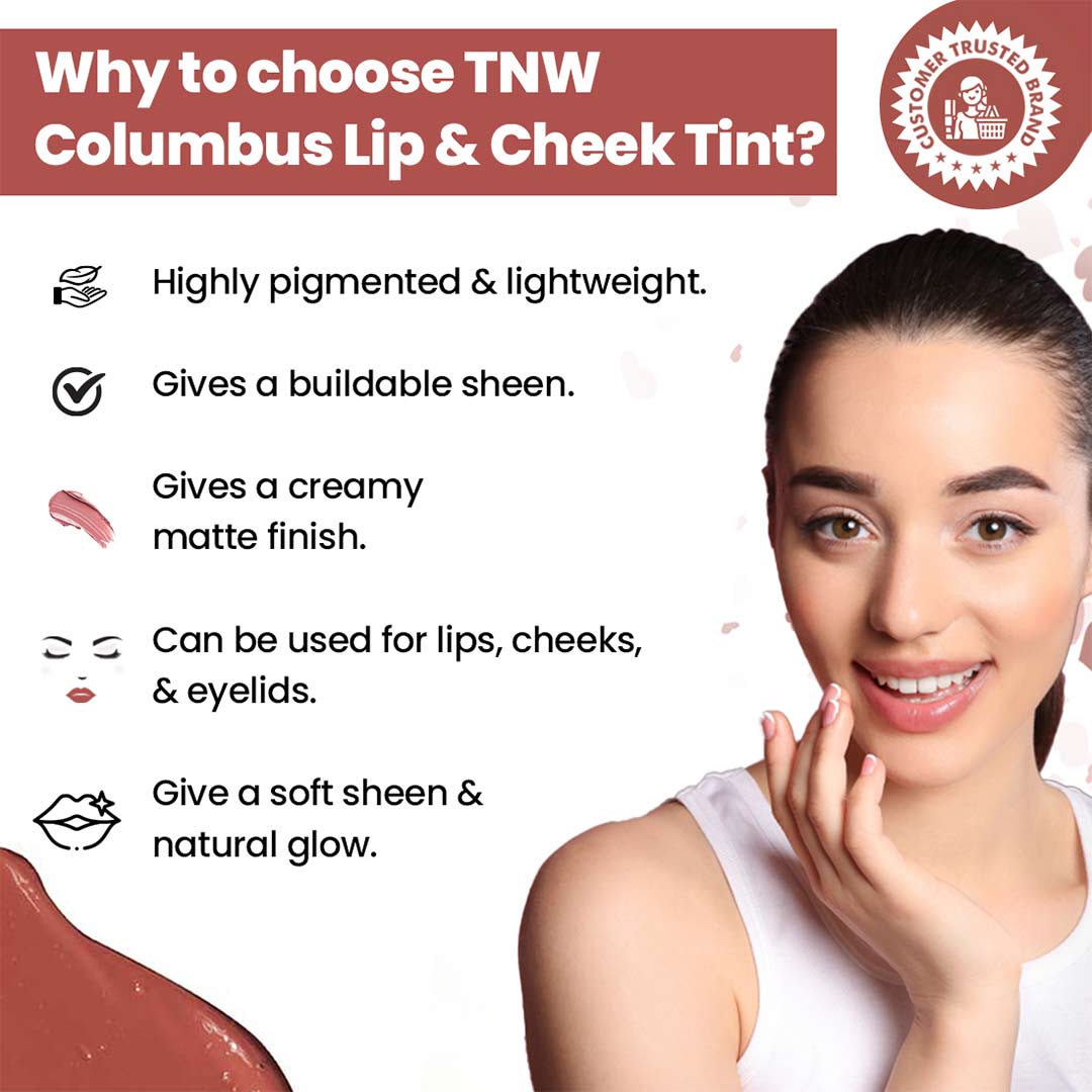 Vanity Wagon | Buy TNW-The Natural Wash Columbus Lip & Cheek Tint with Chamomile Oil