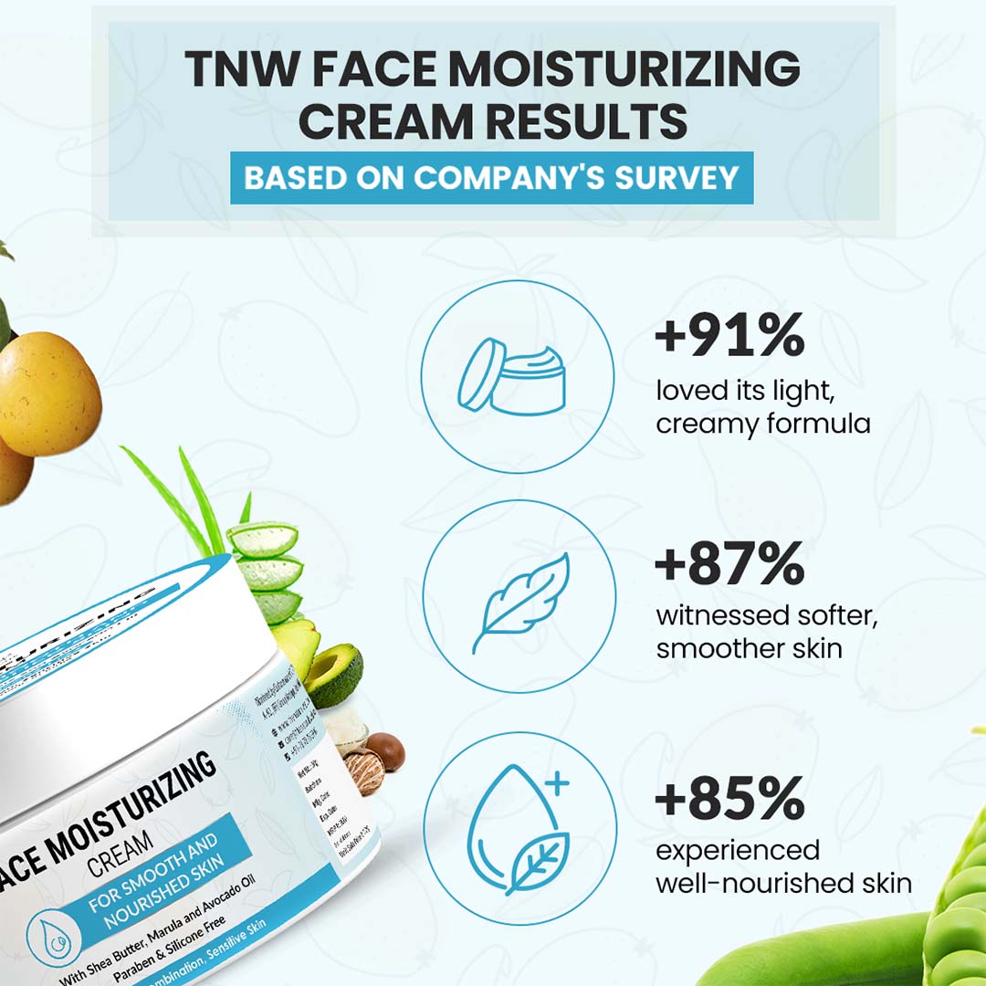 Vanity Wagon | Buy TNW-The Natural Wash Face Moisturizing Cream with Shea Butter, Marula & Avocado Oil