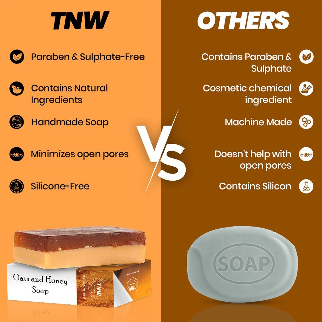 Vanity Wagon | Buy TNW-The Natural Wash Handmade Oats and Honey Soap