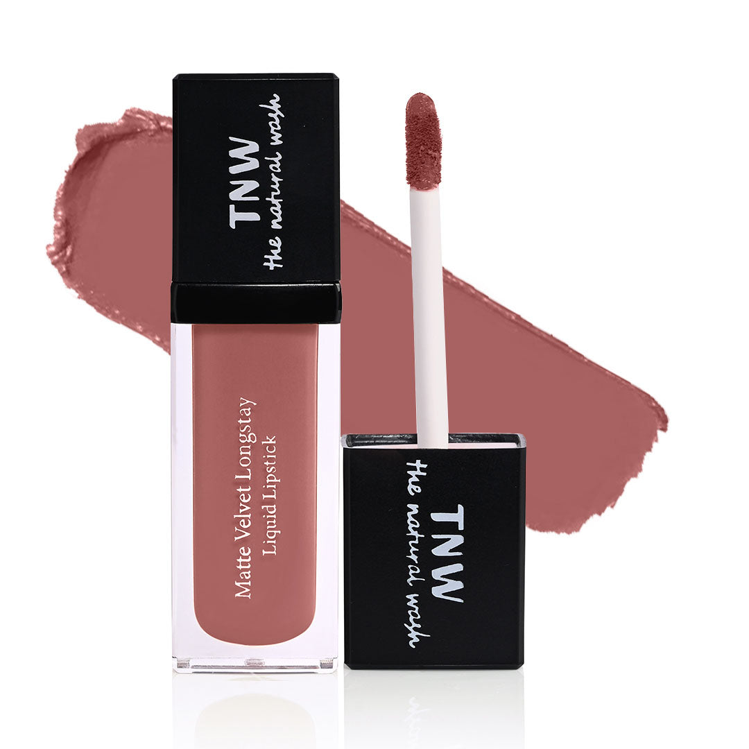 Vanity Wagon | Buy TNW-The Natural Wash Matte Velvet Longstay Liquid Lipstick, Magical Mauve