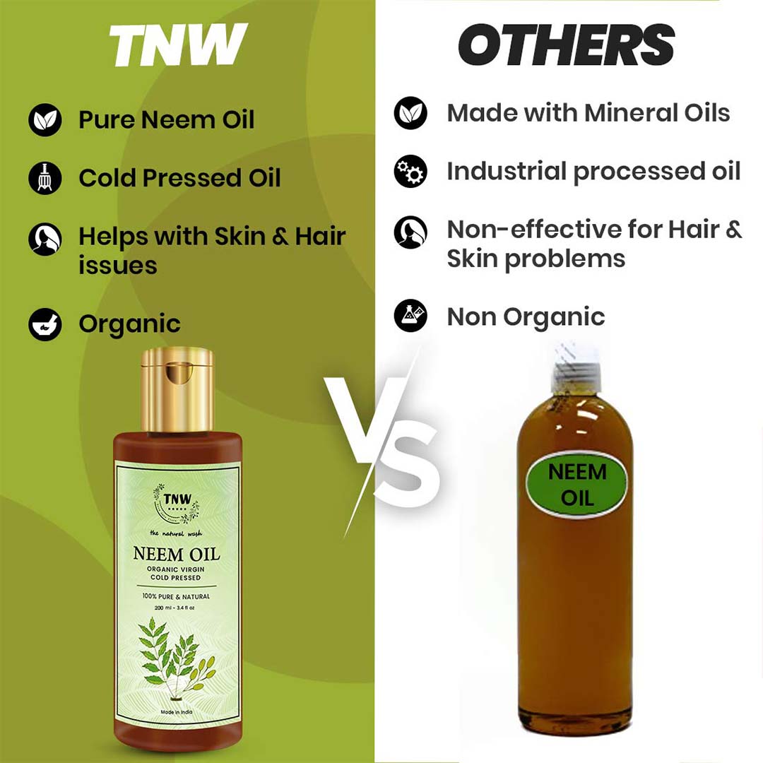 Vanity Wagon | Buy TNW-The Natural Wash Organic Virgin Cold Pressed Neem Oil