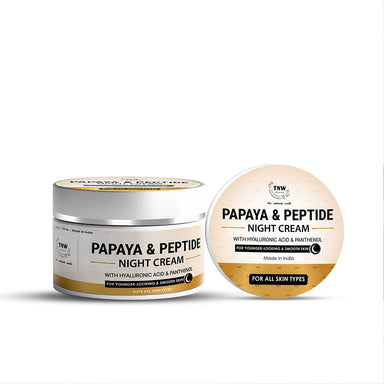 Vanity Wagon | Buy TNW-The Natural Wash Papaya & Peptide Night Cream with Hyaluronic Acid & Panthenol