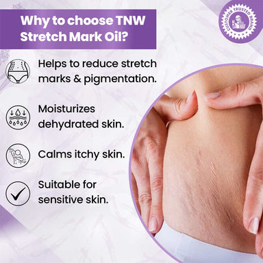 Vanity Wagon | Buy TNW-The Natural Wash Stretch Mark Oil with Lavender & Chamomile
