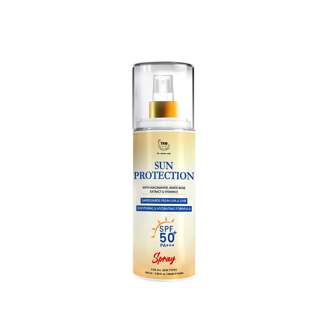 Vanity Wagon | Buy TNW-The Natural Wash Sun Protection Spray SPF 50+ PA+++ with Niacinamide, White Rose & Vitamin E