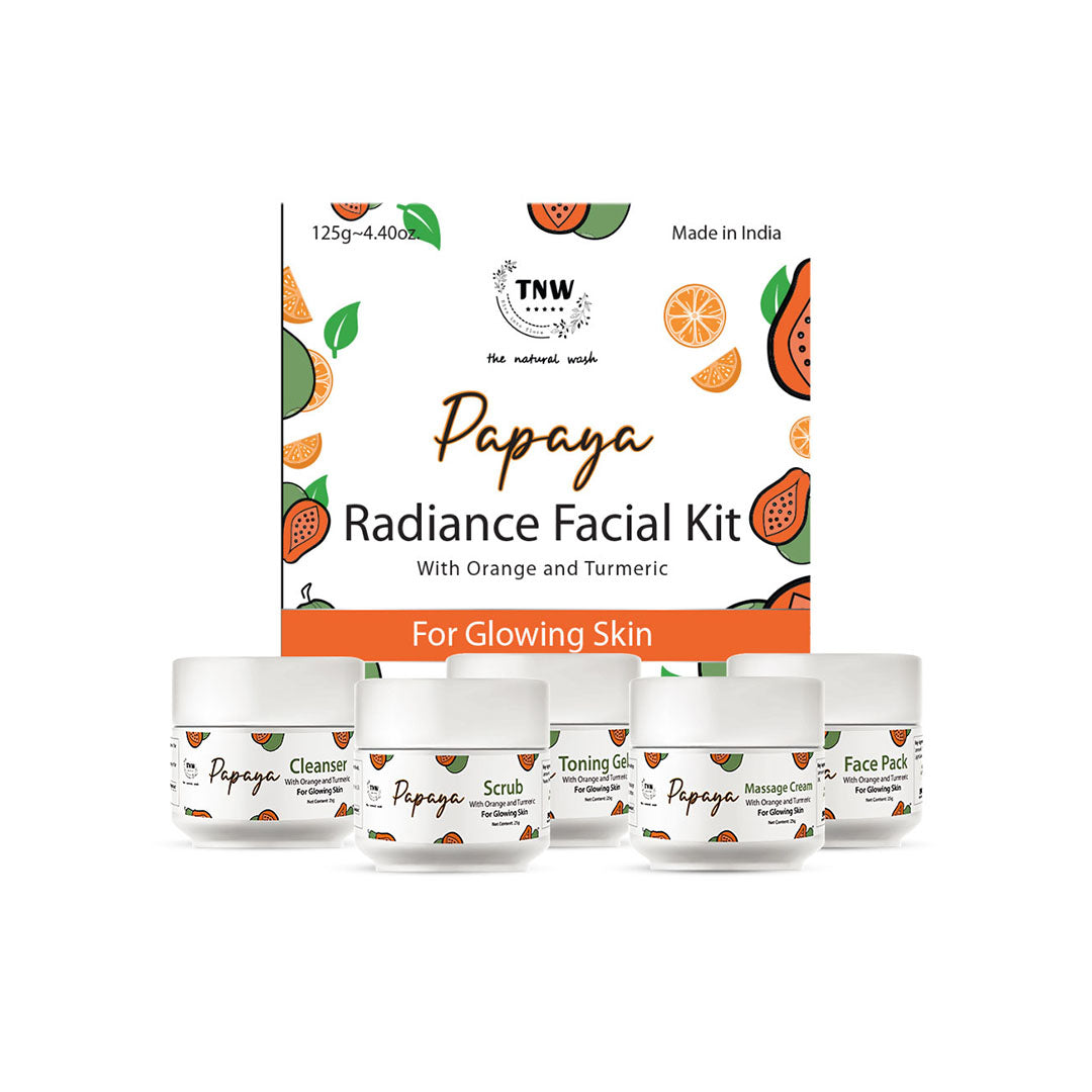 Vanity Wagon | Buy TNW - The Natural Wash Papaya Facial Kit for De Pigmentation & Glowing Skin