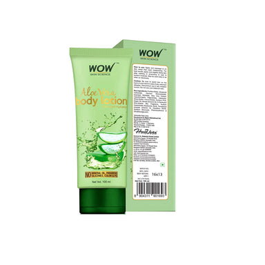 Vanity Wagon | Buy WOW Skin Science Aloe Vera Ultra Light Hydration Body Lotion