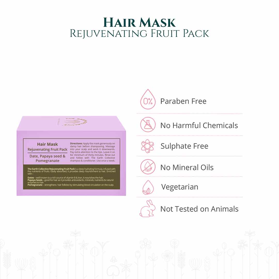 Vanity Wagon | Buy The Earth Collective Hair Mask for Rejuvenating Fruit Pack