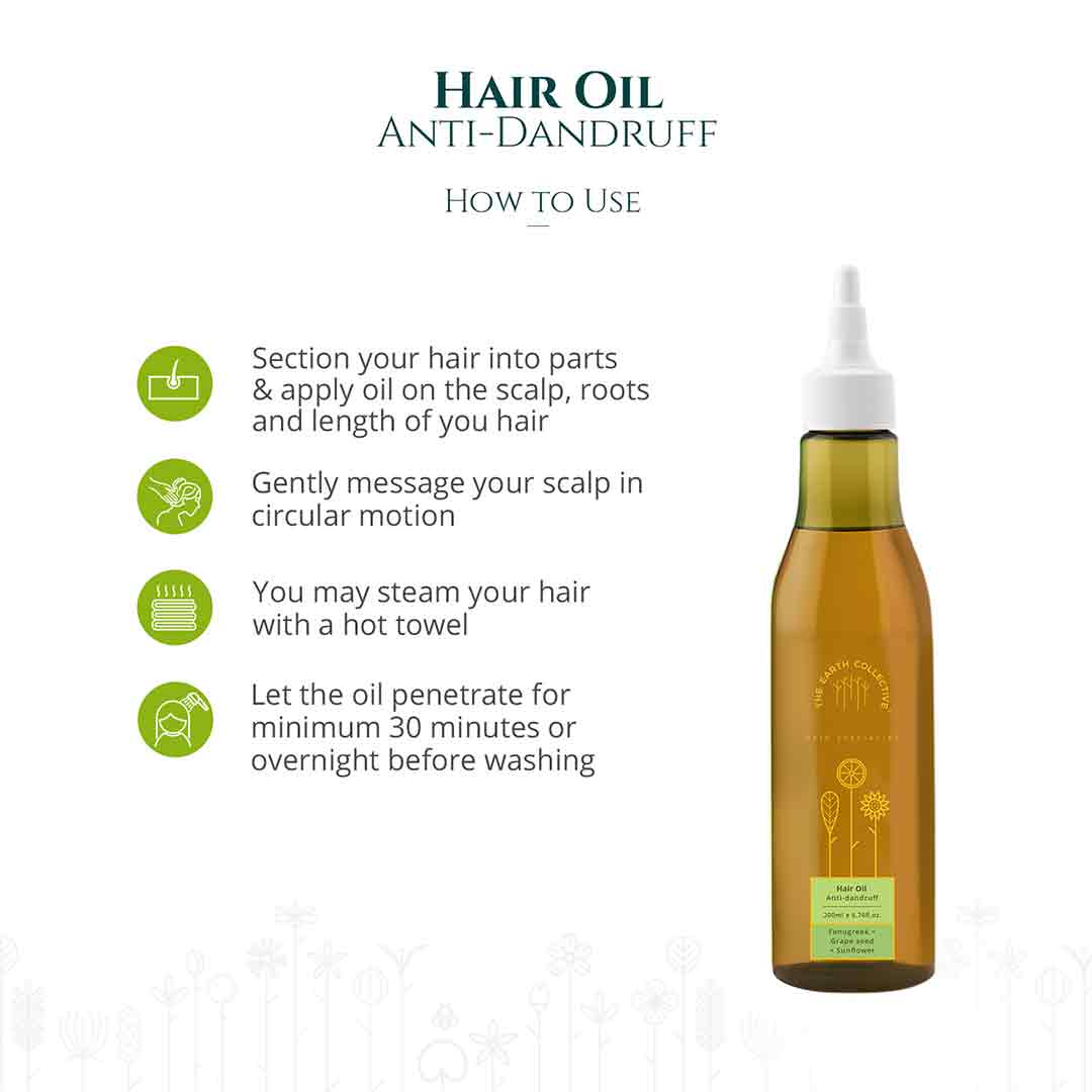 Vanity Wagon | Buy The Earth Collective Hair Oil for Dandruff