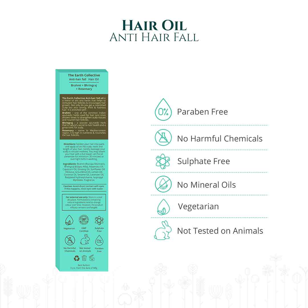 Vanity Wagon | Buy The Earth Collective Hair Oil for Hair Fall