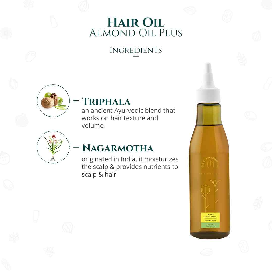 Vanity Wagon | Buy The Earth Collective Hair Oil with Almond & Triphala